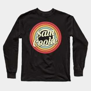 Sam Proud Name Retro Rainbow Tribute Long Sleeve T-Shirt